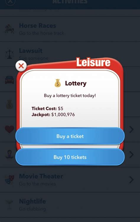 what is the chance of winning the lottery in bitlife|How to Win the Lottery in BitLife .